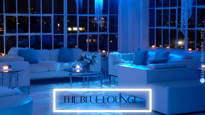 Blue Lounge Wallpaper